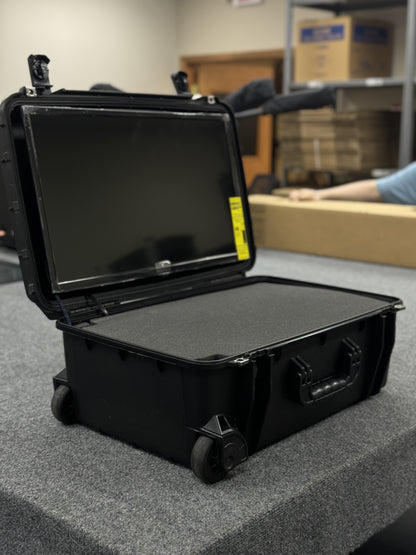 24" Tv In Hard tactical Case