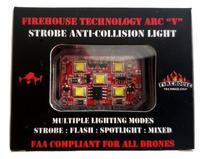 Firehouse Technology ARC "V" Drone Strobe Anti-Collision Light, 1000 Lumens, White
